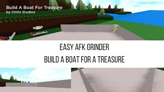 EASY AFK GRINDER  BUILD A BOAT FOR A TREASURE [upl. by Kcirdef]