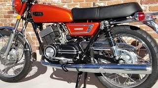 1972 Yamaha R5 350 Restoration Part 4 [upl. by Ardnikal]