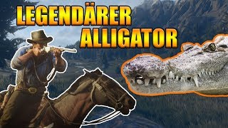 Legendärer Riesenalligator Red Dead Redemption 2  Legendäre Tiere jagen [upl. by Anileh]