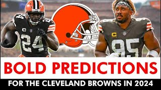 2024 NFL Football Cleveland Browns Predictions amp Discussion Video [upl. by Eliseo]