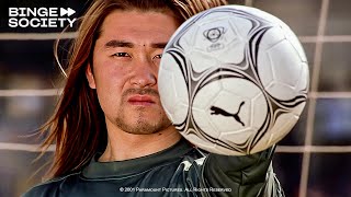 Shaolin Soccer 2001  No One Can Beat This Goalkeeper [upl. by Dihahs]