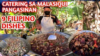 CATERING SERVICE SA MALASIQUI PANGASINAN  HOUSE BLESSING SABAY NG BDAY  9 FILIPINO DISHES [upl. by Alverson]