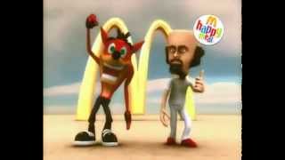 Crash Bandicoot McDonalds commercial UrduMcDonalds Happy Meal Commercials UrduCrash Bandicoot Mc [upl. by Annyahs]