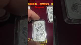 2024 Rectangular Perth Mint 1 oz Silver Dragons 💰🤑 [upl. by Behlau979]