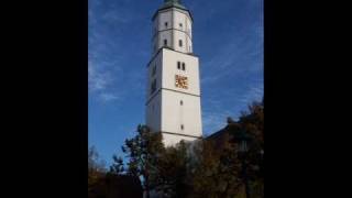 LangenauWürtt Ev Martinskirche Vollgeläut [upl. by Llirred]