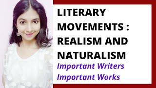 Realism and Naturalism  Literary Movements in English Literature  Victorian Age Literary Movements [upl. by Radnaxela914]