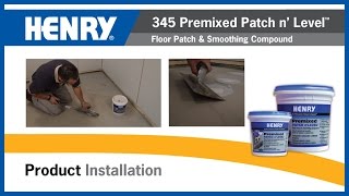 HENRY® 345 Premixed Patch n’ Level [upl. by Wardle844]