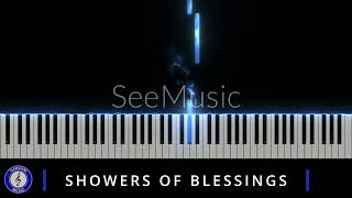 Showers Of Blessings Prayer Piano [upl. by Nylhtac]