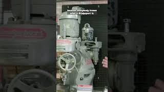 A beltpowered milling machine Serial 1 Bridgeport Check out the full video vintagemachinery [upl. by Reffineg]