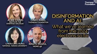 Disinformation amp AI What weve learned from the 2024 elections so far [upl. by Otiv]