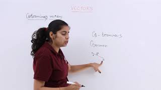 Class 12th – Coterminous Vectors  Vector Algebra  Tutorials Point [upl. by Nbi]