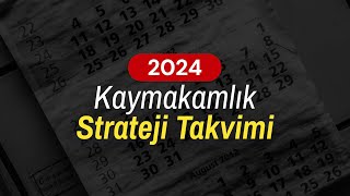 2024 KAYMAKAMLIK Sınavı  Çalışma Strateji  Yol Haritası [upl. by Atnim]