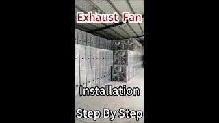 How to Install an Industrial Exhaust Fan 👉Step By Step Check out video [upl. by Ameerak]