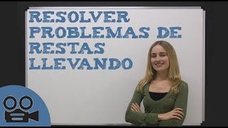 Resolver problemas de restas llevando [upl. by Canotas202]