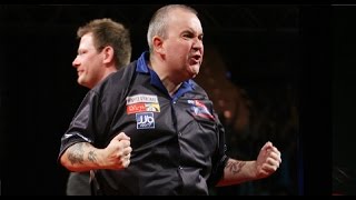 TWO NINEDARTERS IN ONE GAME  Phil Taylor v James Wade 2 [upl. by Akeit]