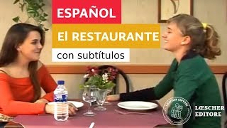 Español  El restaurante con subtítulos [upl. by Ubana]