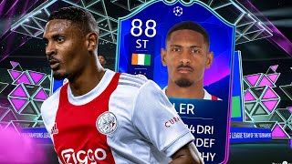 FIFA 22 TEAM OF THE TOURNAMENT HALLER PLAYER REVIEW  TOTT HALLER SBC REVIEW [upl. by Anelaf]