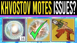 How to FIX Broken Khvostov EXOTIC QUEST  Exotic Mote of Light Stuck at 16 Motes Bug  Destiny 2 [upl. by Gide766]