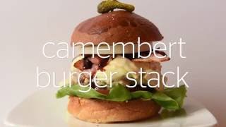 Easy Weekday Recipes  Camembert burger stack [upl. by Mansfield]