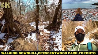 Crescent wood park Toronto  Walking Tour 4K HDR 60fps [upl. by Atinat738]