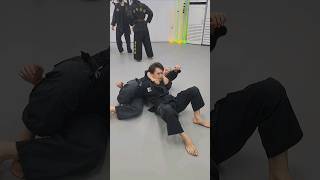 lapel choke in a back cross position shorts shortsvideo selfdefensetips [upl. by Jem]