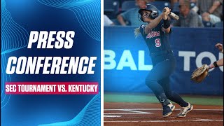 PRESSER  Ole Miss Softball SECT Postgame Presser vs Kentucky 050724 [upl. by Zsa]