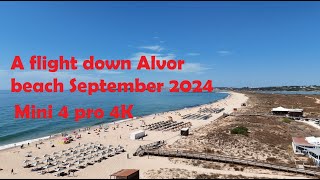 Alvor Beach flight September 2024 in 4K [upl. by Dav845]