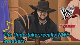 The Undertaker recalls WWE wrestlers court that took a quotpretty serious turnquot [upl. by Whitten937]