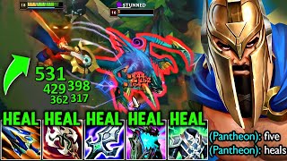 PANTHEON HEALS TO FULL HP IN 1 SECOND [upl. by Prentiss]