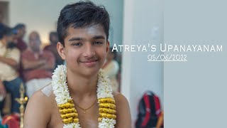 Atreyas Upanayanam Ceremony  05062022 [upl. by Deenya]