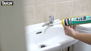 Dextone Silikon Sealant Aquarium  Untuk wastafel kamar mandi [upl. by Egroj891]