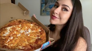 ASMR COMIENDO DOMINOS PIZZA  Mouth Sounds Chewing [upl. by Alicea964]