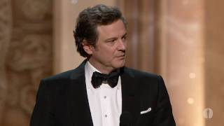 Colin Firth winning Best Actor  83rd Oscars 2011 [upl. by Mirella]