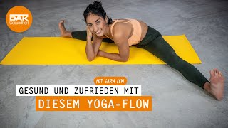 YogaFlow zur Entspannung  yogamitsaralyn  DAKGesundheit [upl. by Arihas]