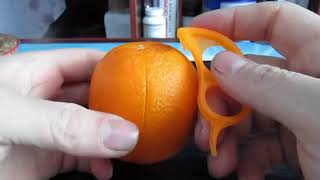 4Pcs Orange Peeler  Simple and Practical Way to Peel Oranges [upl. by Rabi]