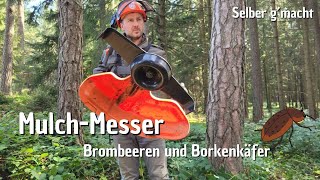 Häckselmesser  Brombeeren  Plenterwald  Borkenkäfer [upl. by Jakie]