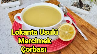 Esnaf Lokantalarında Çok Sevilen MERCİMEK ÇORBASI Tarifini Veriyorum❗️❗️ [upl. by Anaillil]