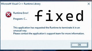 How to Fix Microsoft Visual C Runtime on Windows 1011 [upl. by Ring]