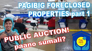 Pagibig foreclosed properties  Paano Sumali [upl. by Modern855]