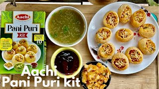 Aachi Pani Puri Kit  Aachi Instant Pani Puri Kit  How to make Pani Puri Using Aachi Pani Puri Kit [upl. by Shurwood]