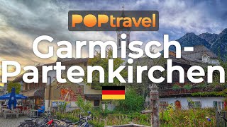 Walking in GARMISCHPARTENKIRCHEN  Germany 🇩🇪 Evening Tour  4K 60fps UHD [upl. by Belayneh]