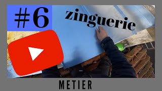 le metier de zingueur 6  mise en place de bac a joint debout [upl. by Feliks]