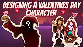 Designing Valentines Day Characters Speedpaint  Commentary COLLAB [upl. by Dalohcin515]