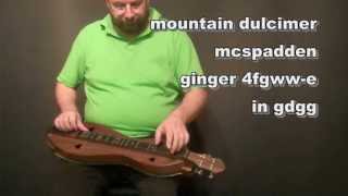 Home on the range Mountain dulcimer  fingerpicking [upl. by Tildi]