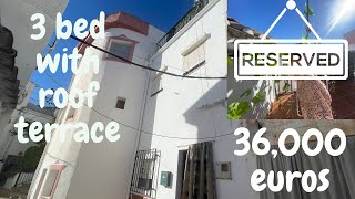 SOLD Spanish Property for Sale 3 bedrooms with roof terrace 36000 euros in Castil de Campos [upl. by Felise]