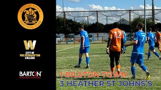 BilstonTownFC V HEATHER ST JOHNS HOME [upl. by Eenot]