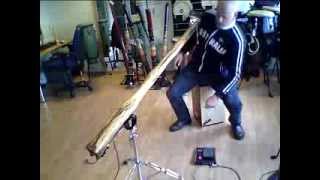 Didgeridoo  Meinl FX 10 Stompbox percussion pedal [upl. by Gustafsson958]