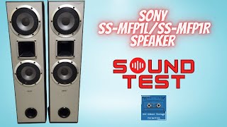 Sony SSMFP1LSSMFP1R Floorstanding Speaker Sound Test [upl. by Laney]