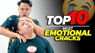 TOP 10 MOST EMOTIONAL BACK CRACK COMPILATION😭🔥  Asmr Chiropractor  Dr Tubio [upl. by Enej]