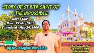 Story of St Rita saint of the impossible  by Sr Josefina Carvalho [upl. by Ciardap349]